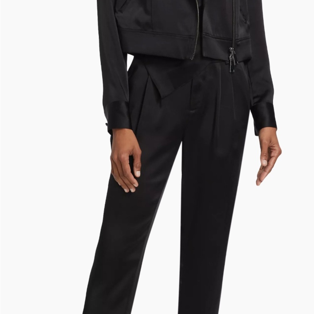 Ramy Brook Silk Black Trousers